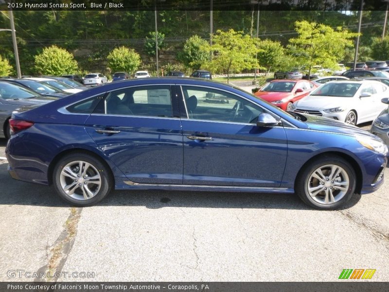 Blue / Black 2019 Hyundai Sonata Sport