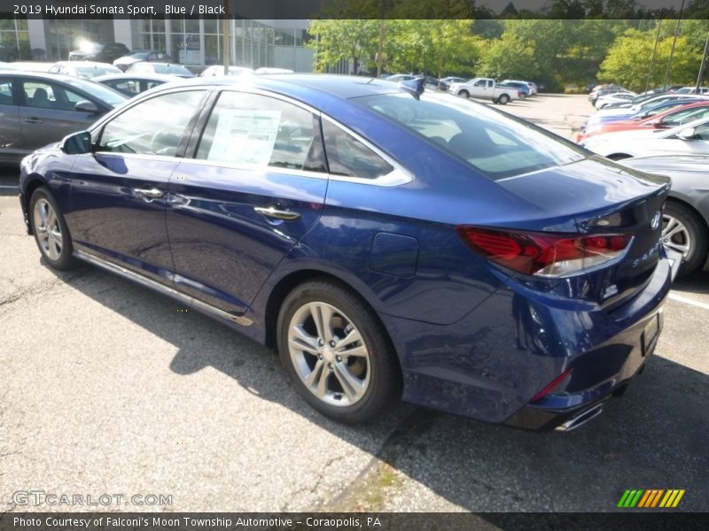 Blue / Black 2019 Hyundai Sonata Sport