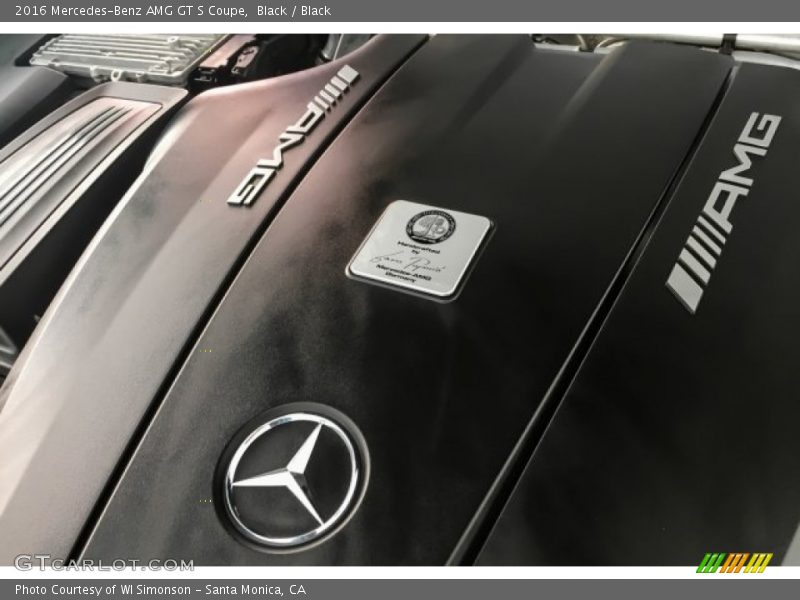 Black / Black 2016 Mercedes-Benz AMG GT S Coupe