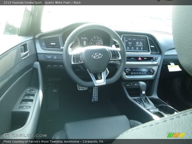 Dashboard of 2019 Sonata Sport