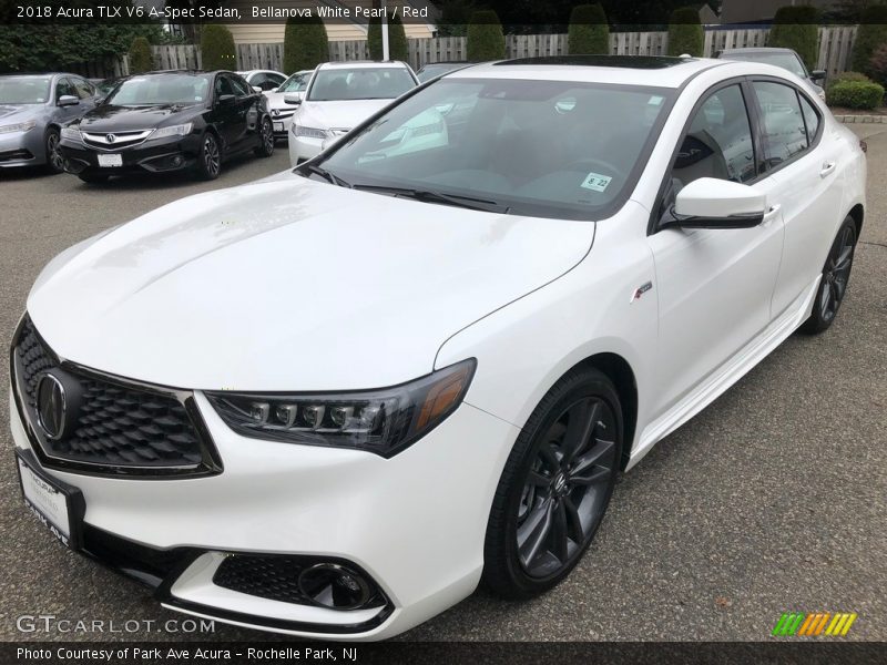 Front 3/4 View of 2018 TLX V6 A-Spec Sedan