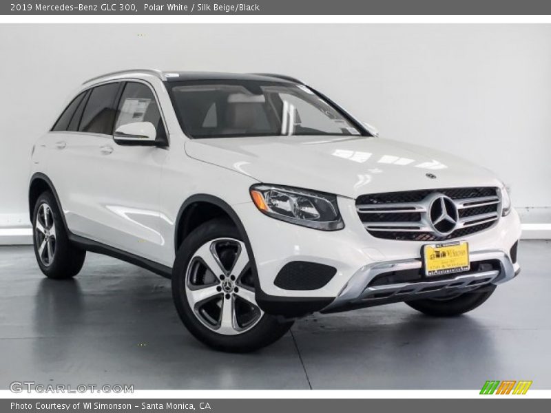Polar White / Silk Beige/Black 2019 Mercedes-Benz GLC 300