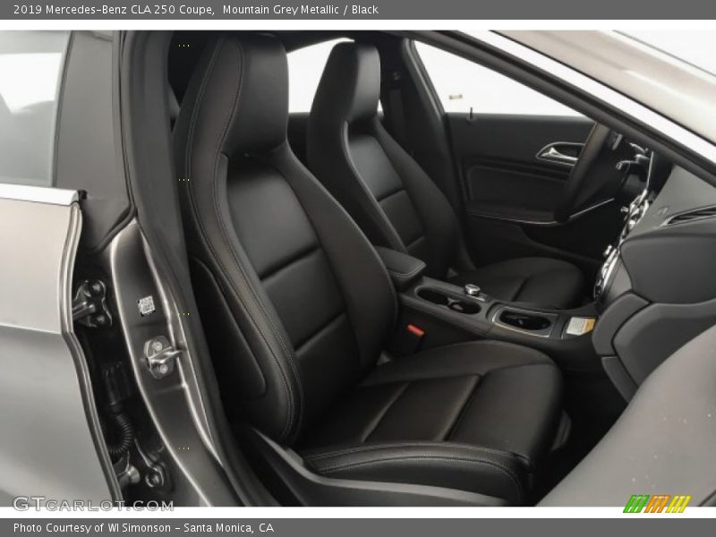 Mountain Grey Metallic / Black 2019 Mercedes-Benz CLA 250 Coupe
