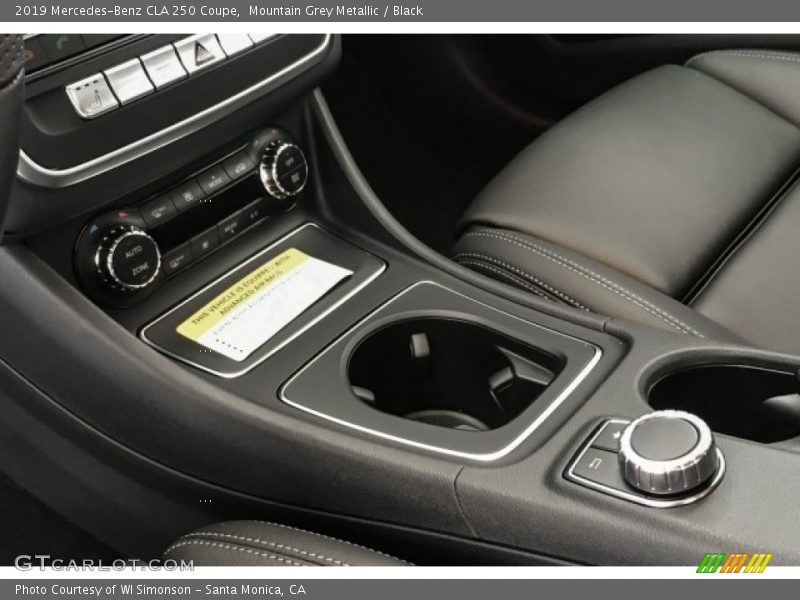 Mountain Grey Metallic / Black 2019 Mercedes-Benz CLA 250 Coupe
