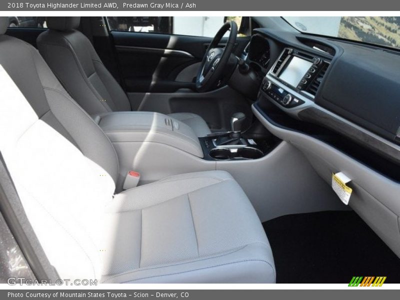 Predawn Gray Mica / Ash 2018 Toyota Highlander Limited AWD