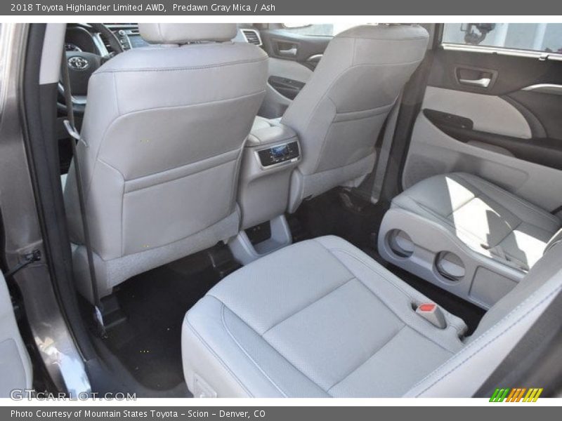 Predawn Gray Mica / Ash 2018 Toyota Highlander Limited AWD