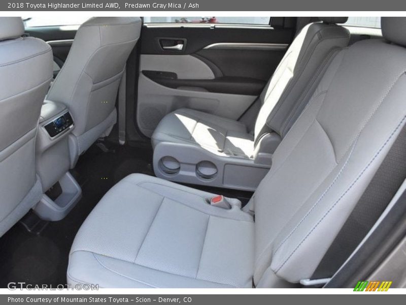 Predawn Gray Mica / Ash 2018 Toyota Highlander Limited AWD