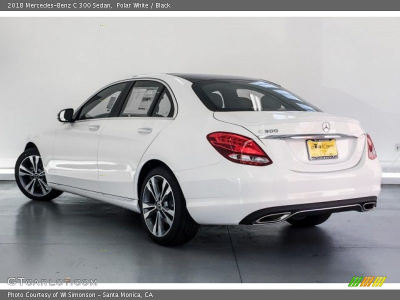 Polar White / Black 2018 Mercedes-Benz C 300 Sedan
