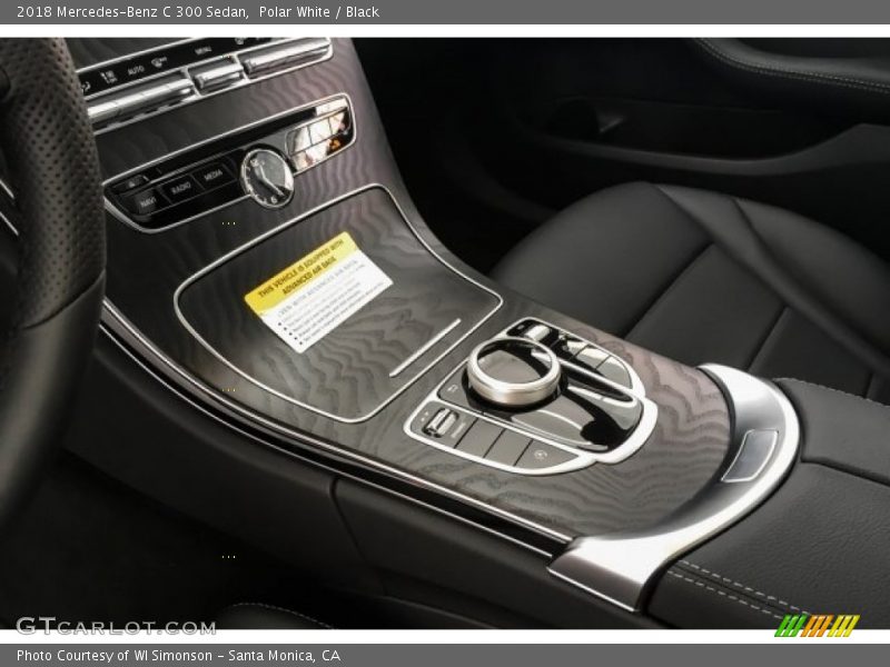 Polar White / Black 2018 Mercedes-Benz C 300 Sedan