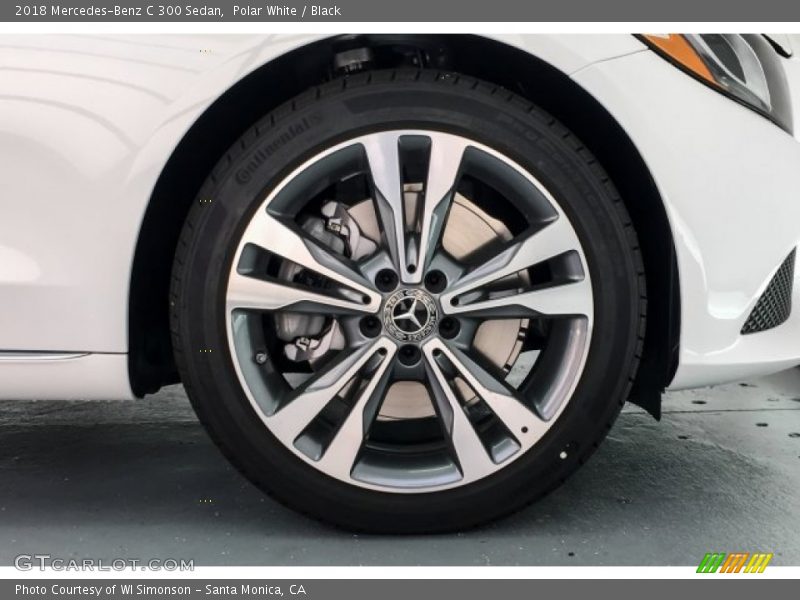 Polar White / Black 2018 Mercedes-Benz C 300 Sedan