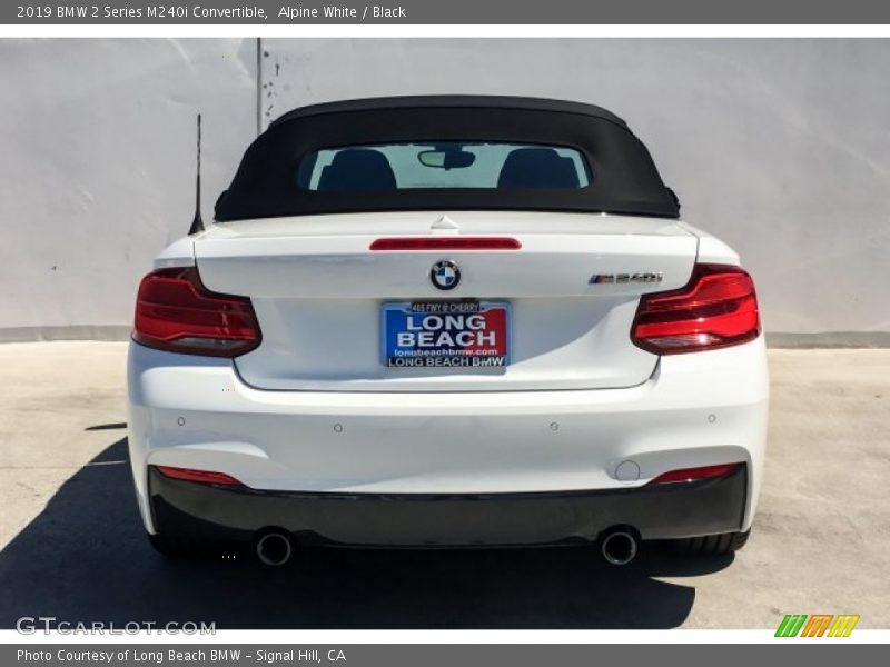 Alpine White / Black 2019 BMW 2 Series M240i Convertible