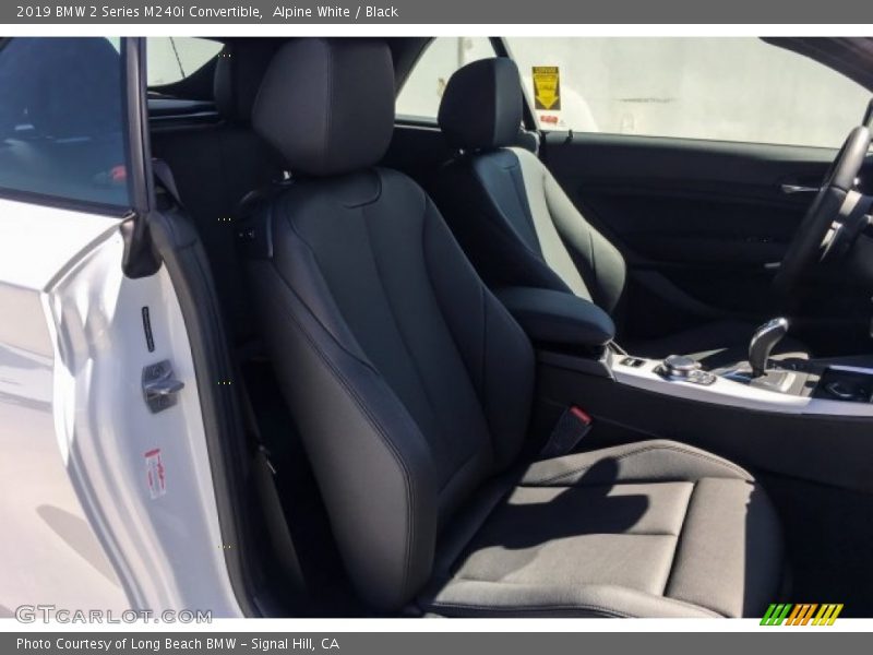 Alpine White / Black 2019 BMW 2 Series M240i Convertible