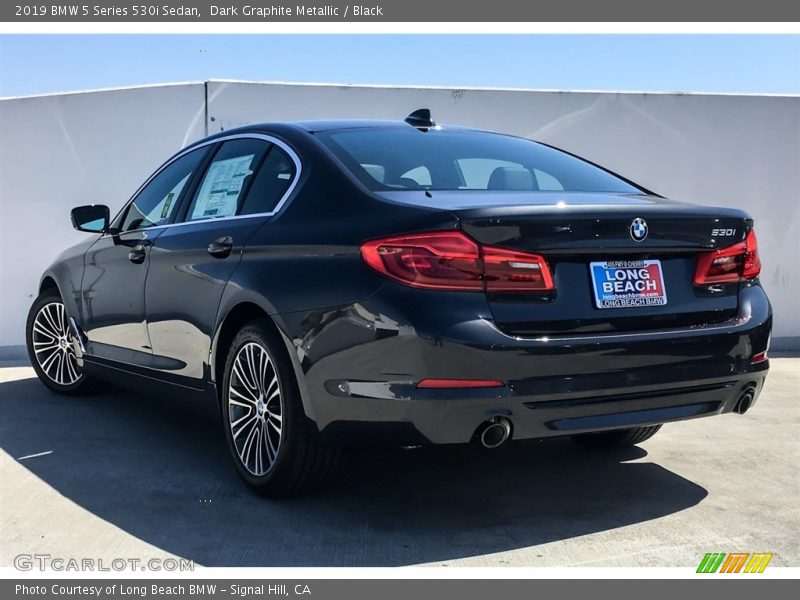 Dark Graphite Metallic / Black 2019 BMW 5 Series 530i Sedan