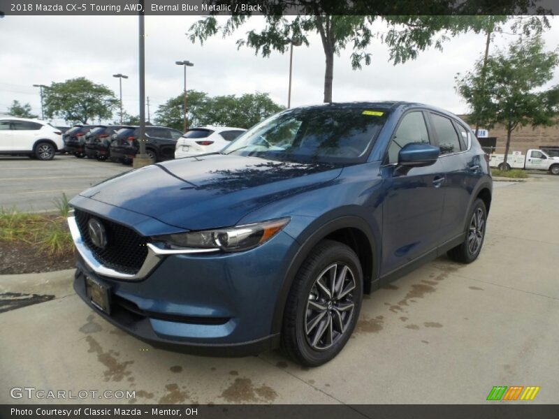 Eternal Blue Metallic / Black 2018 Mazda CX-5 Touring AWD