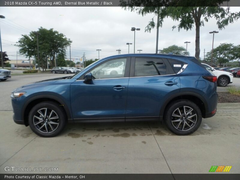 Eternal Blue Metallic / Black 2018 Mazda CX-5 Touring AWD