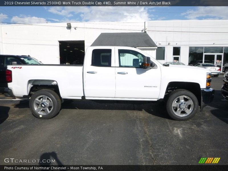 Summit White / Dark Ash/Jet Black 2019 Chevrolet Silverado 2500HD Work Truck Double Cab 4WD