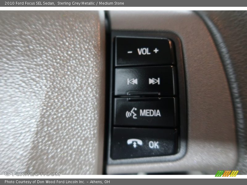 Sterling Grey Metallic / Medium Stone 2010 Ford Focus SEL Sedan