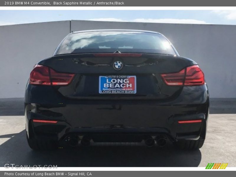 Black Sapphire Metallic / Anthracite/Black 2019 BMW M4 Convertible