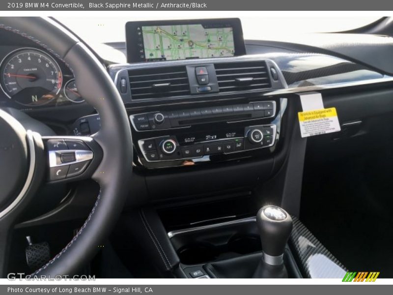 Black Sapphire Metallic / Anthracite/Black 2019 BMW M4 Convertible
