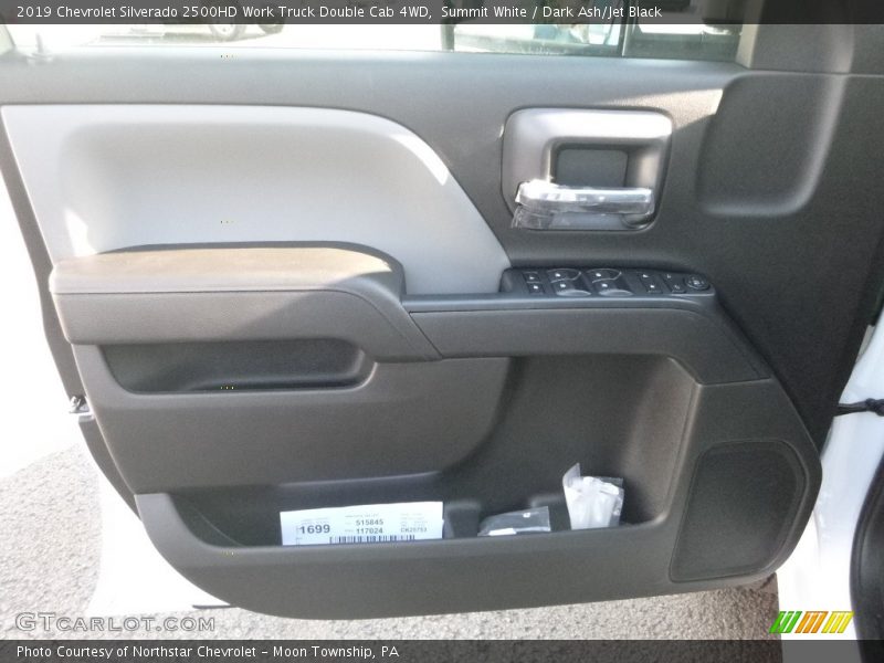Summit White / Dark Ash/Jet Black 2019 Chevrolet Silverado 2500HD Work Truck Double Cab 4WD