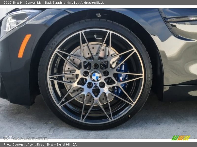 Black Sapphire Metallic / Anthracite/Black 2019 BMW M4 Convertible
