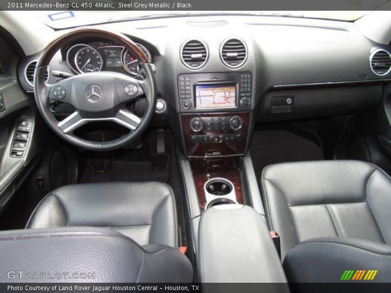 Steel Grey Metallic / Black 2011 Mercedes-Benz GL 450 4Matic