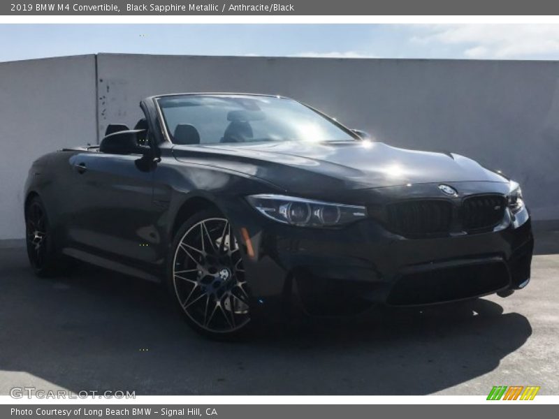 Black Sapphire Metallic / Anthracite/Black 2019 BMW M4 Convertible