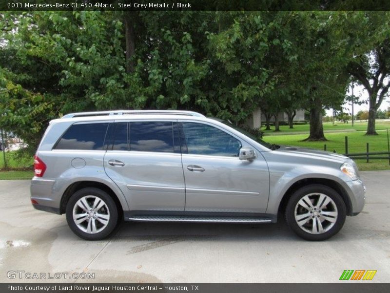 Steel Grey Metallic / Black 2011 Mercedes-Benz GL 450 4Matic