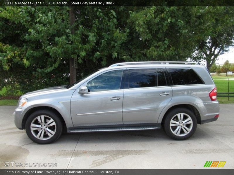Steel Grey Metallic / Black 2011 Mercedes-Benz GL 450 4Matic