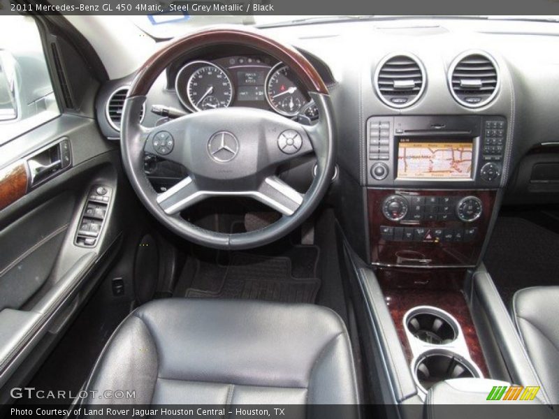 Steel Grey Metallic / Black 2011 Mercedes-Benz GL 450 4Matic