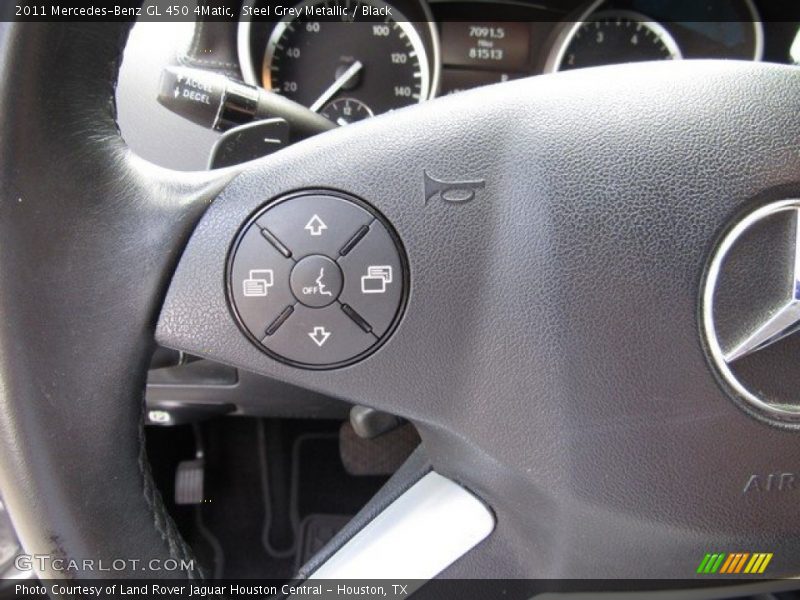 Steel Grey Metallic / Black 2011 Mercedes-Benz GL 450 4Matic