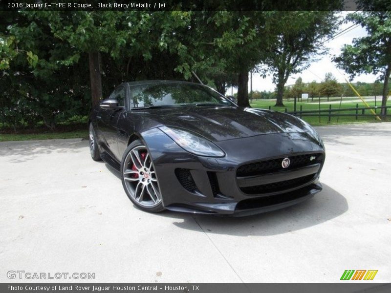 Black Berry Metallic / Jet 2016 Jaguar F-TYPE R Coupe