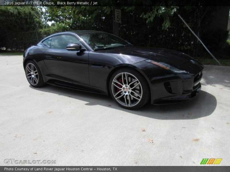 Black Berry Metallic / Jet 2016 Jaguar F-TYPE R Coupe