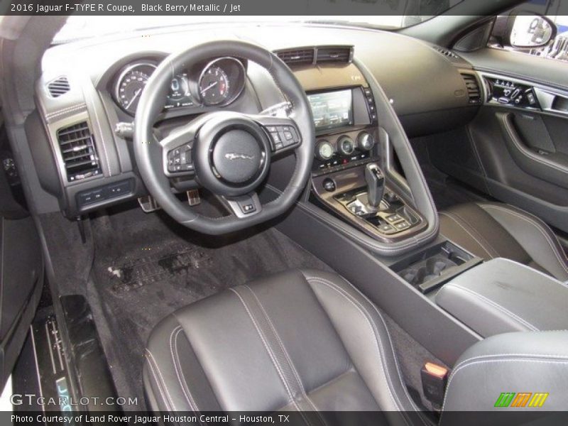 Black Berry Metallic / Jet 2016 Jaguar F-TYPE R Coupe