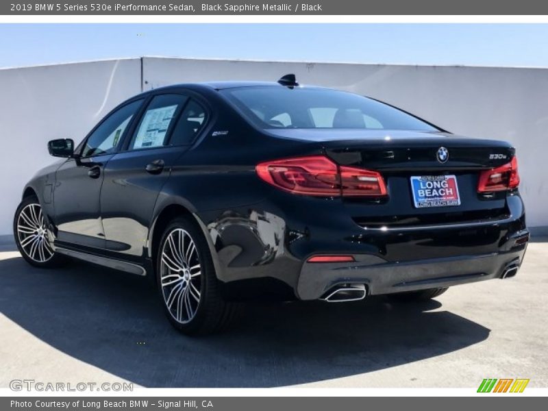 Black Sapphire Metallic / Black 2019 BMW 5 Series 530e iPerformance Sedan