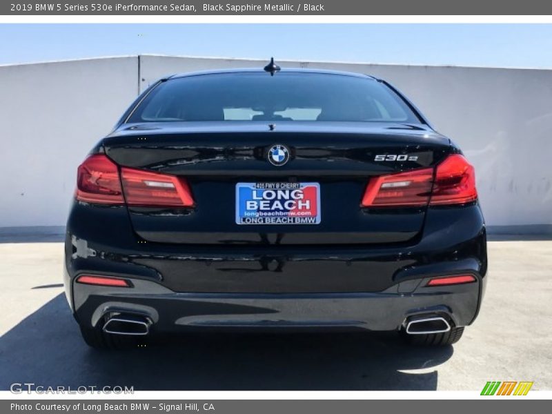 Black Sapphire Metallic / Black 2019 BMW 5 Series 530e iPerformance Sedan