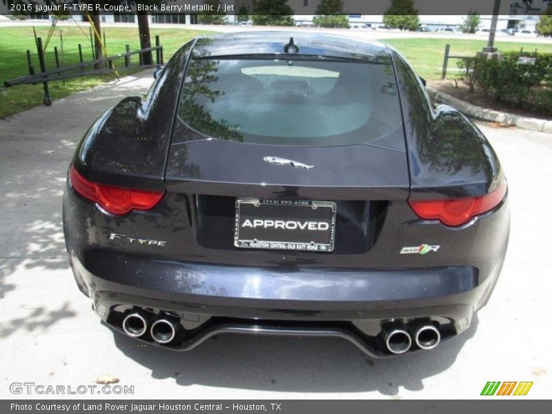 Black Berry Metallic / Jet 2016 Jaguar F-TYPE R Coupe