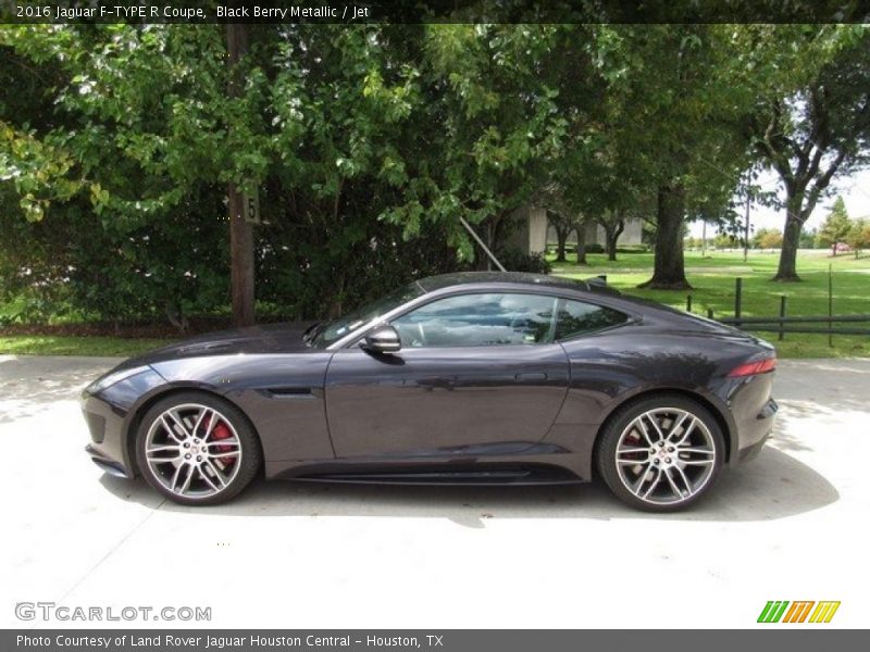 Black Berry Metallic / Jet 2016 Jaguar F-TYPE R Coupe