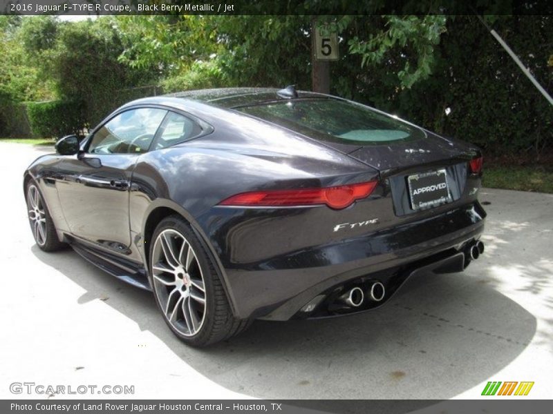 Black Berry Metallic / Jet 2016 Jaguar F-TYPE R Coupe