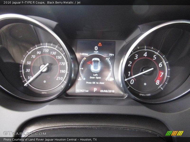Black Berry Metallic / Jet 2016 Jaguar F-TYPE R Coupe