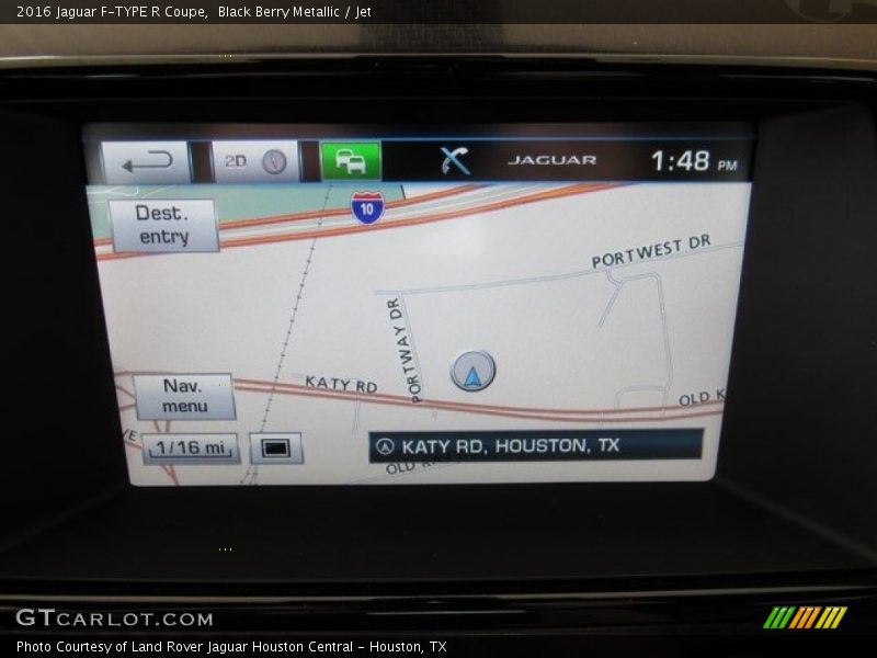 Black Berry Metallic / Jet 2016 Jaguar F-TYPE R Coupe