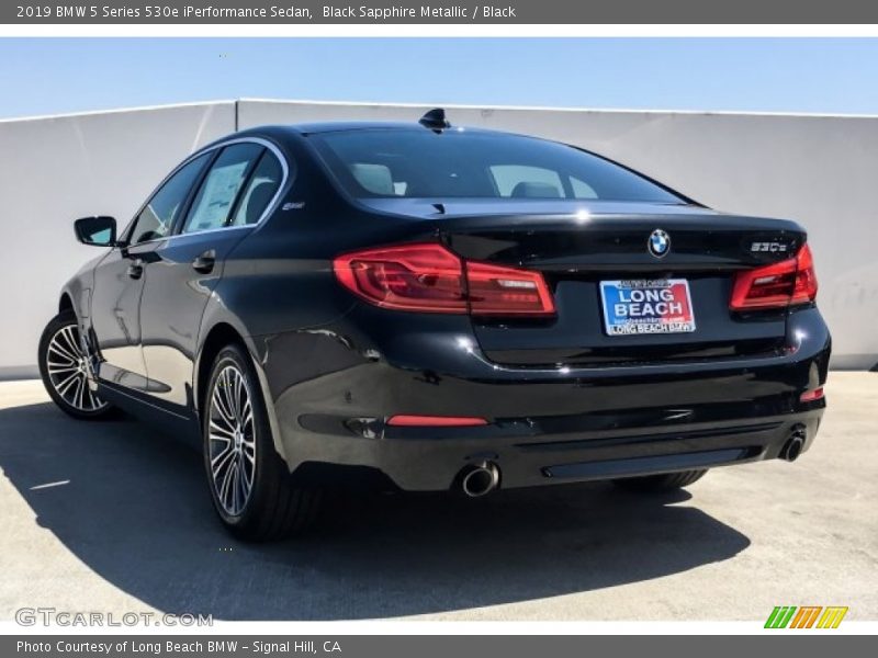 Black Sapphire Metallic / Black 2019 BMW 5 Series 530e iPerformance Sedan