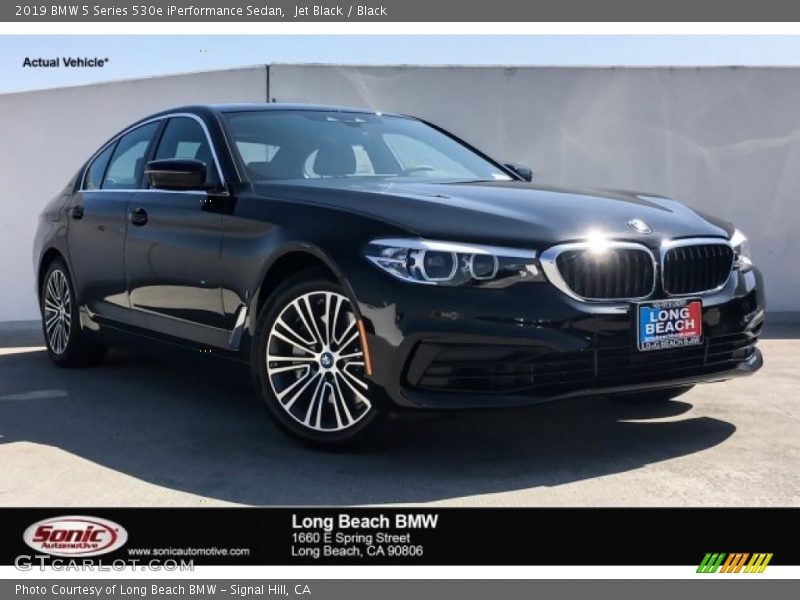 Jet Black / Black 2019 BMW 5 Series 530e iPerformance Sedan
