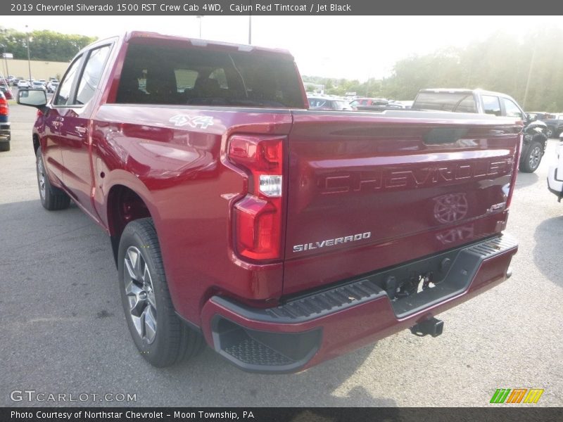 Cajun Red Tintcoat / Jet Black 2019 Chevrolet Silverado 1500 RST Crew Cab 4WD