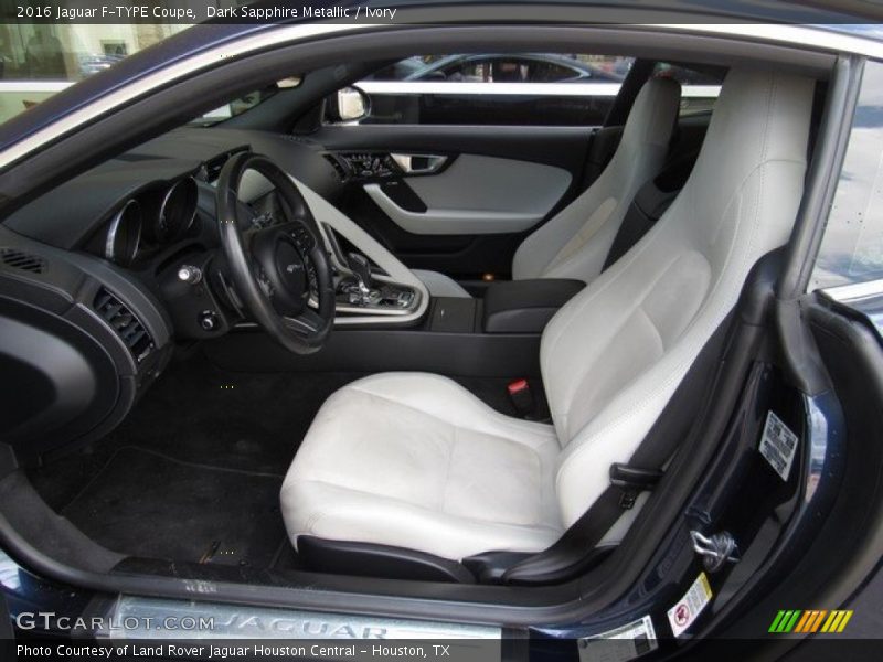 Front Seat of 2016 F-TYPE Coupe