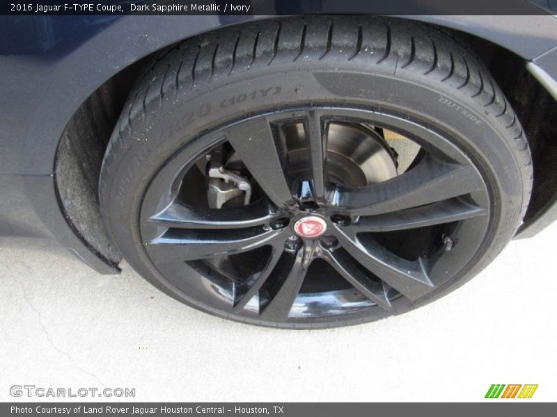 Dark Sapphire Metallic / Ivory 2016 Jaguar F-TYPE Coupe