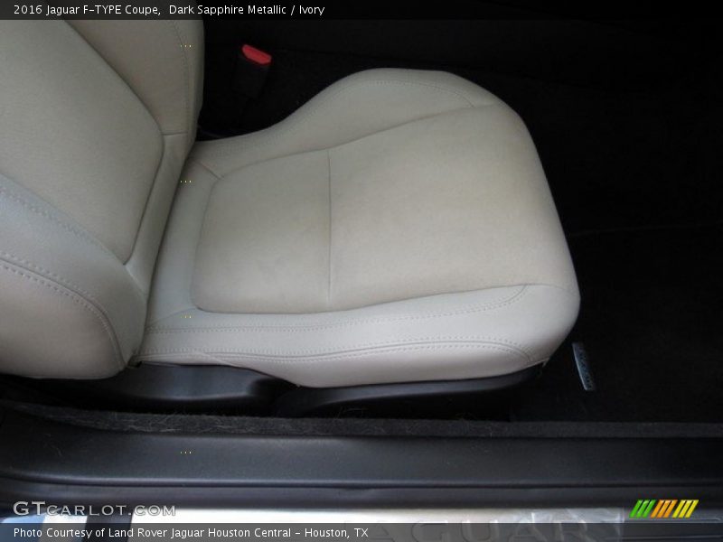 Dark Sapphire Metallic / Ivory 2016 Jaguar F-TYPE Coupe