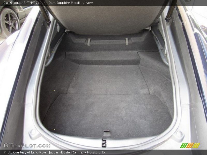 Dark Sapphire Metallic / Ivory 2016 Jaguar F-TYPE Coupe