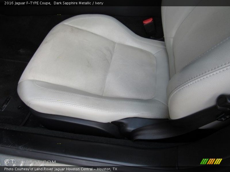 Dark Sapphire Metallic / Ivory 2016 Jaguar F-TYPE Coupe