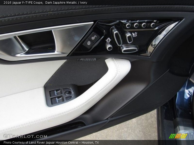 Dark Sapphire Metallic / Ivory 2016 Jaguar F-TYPE Coupe